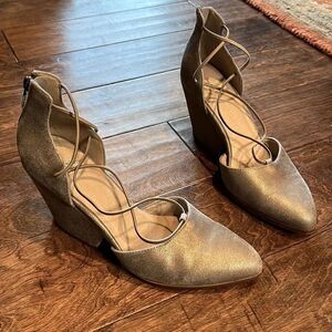 Eileen Fisher Ghillie Rope Pump, 9!